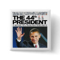 Obama: The 44th President Button by democrattotheend Obama: The 44th President Button