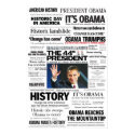 Obama: The 44th President Headline Collage Poster posters by democrattotheend Obama: The 44th President Headline Collage Poster posters