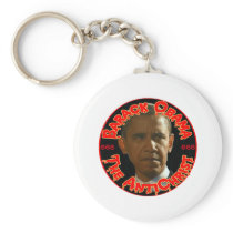 Obama The AntiChrist Key Chains