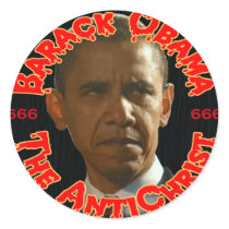 Obama The AntiChrist stickers