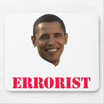 Obama the Errorist Mousepad by backitupwithfacts Obama the Errorist Mousepad