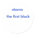 obama, the first black stickers by kenzpo obama, the first black stickers