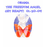 OBAMA THE FREEDOM ANGEL TEE SHIRTS