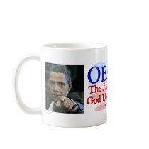 OBAMA THE JUDGEMENT OF GOD UPON AMERICA MUG