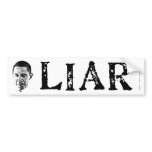 Obama the Liar bumper stickers