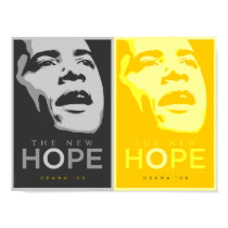 Obama - The New Hope Black and Gold Poster posters by cpope929 Obama - The New Hope Black and Gold Poster posters