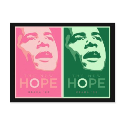 Obama 'The New Hope' Post Cards by cpope929