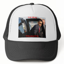 Obama - The Real Terminator hats