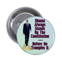 obama The Trampler Pin