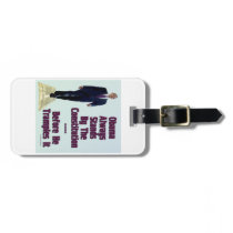 obama The Trampler Travel Bag Tags