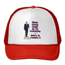 obama The Trampler Trucker Hat