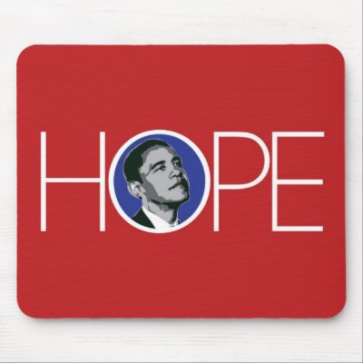 Obama: There is Hope Mouse Pad by collarfree