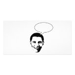 Obama thought bubble photo card template