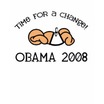 Obama Time for a Change Diaper t-shirts