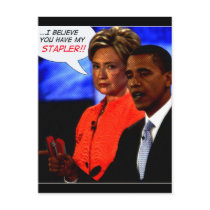 obama took my stapler postcards