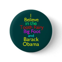 Obama Tooth Fairy Button