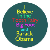 Obama Tooth Fairy Sticker