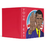 Obama Trades in Teleprompter 3 Ring Binder
