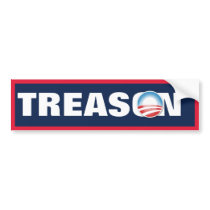 Obama Treason Bumper Sticker