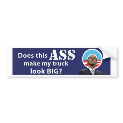 Obama Truck 11x3 copy Bumper Stickers
