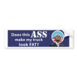 Obama Truck Fat 11x3 copy Bumper Stickers