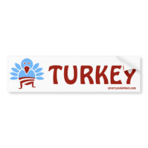 Obama Turkey Bumper Sticker