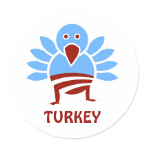 Obama Turkey stickers