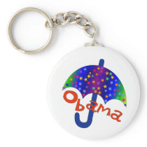 Obama Umbrella Inaguration Memento Key Chains