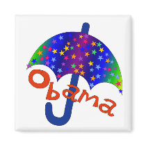 Obama Umbrella Inaguration Memento magnets
