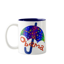 Obama Umbrella Inaguration Memento mugs