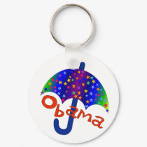 Obama Umbrella Inauguration Memento keychains