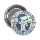 Obama Unity, Hope, Change and Peace 2012 Pinback Buttons