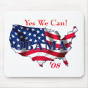 Obama USA Mousepad by voteforobama Obama USA Mousepad
