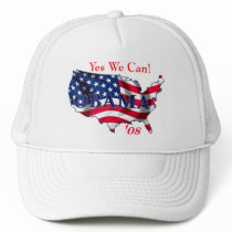 Obama USA "yes we can" Cap hats