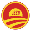 Obama USSA Sticker by chausx Obama USSA Sticker