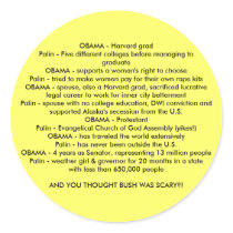 OBAMA v. Palin stickers by jeaniebeanie777 OBAMA v. Palin stickers