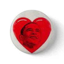 Obama Valentine's Button