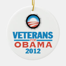 Obama Vets 2012 Ornament