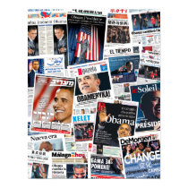 Obama Victory Around the World Poster posters