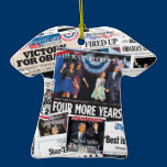 Obama Victory Collage 2012 Christmas Ornament ornaments