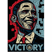 Obama Victory photo sculptures