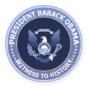 Obama Victory Presidential Seal Sticker by SoCalTeeShirts Obama Victory Presidential Seal Sticker