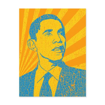 Obama Vintage Postcard by HarryTerry