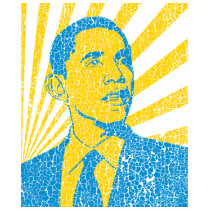 Obama Vintage T-Shirt by HarryTerry Obama Vintage T-Shirt