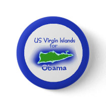 Obama Virgin Islands Button