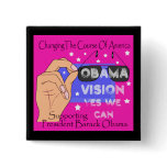 OBAMA VISION PINBACK BUTTON