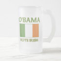 Obama Vote Irish Frosted Mug by clonecire Obama Vote Irish Frosted Mug