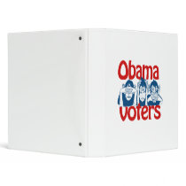 Obama Voters Vinyl Binder