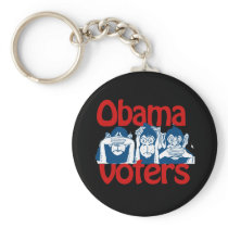 Obama Voters Keychain
