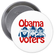 Obama Voters Pinback Button